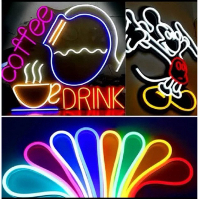 Led Neon Flexible 12v 5 meter Led Strip Neon Flex 5m Waterproof IP65