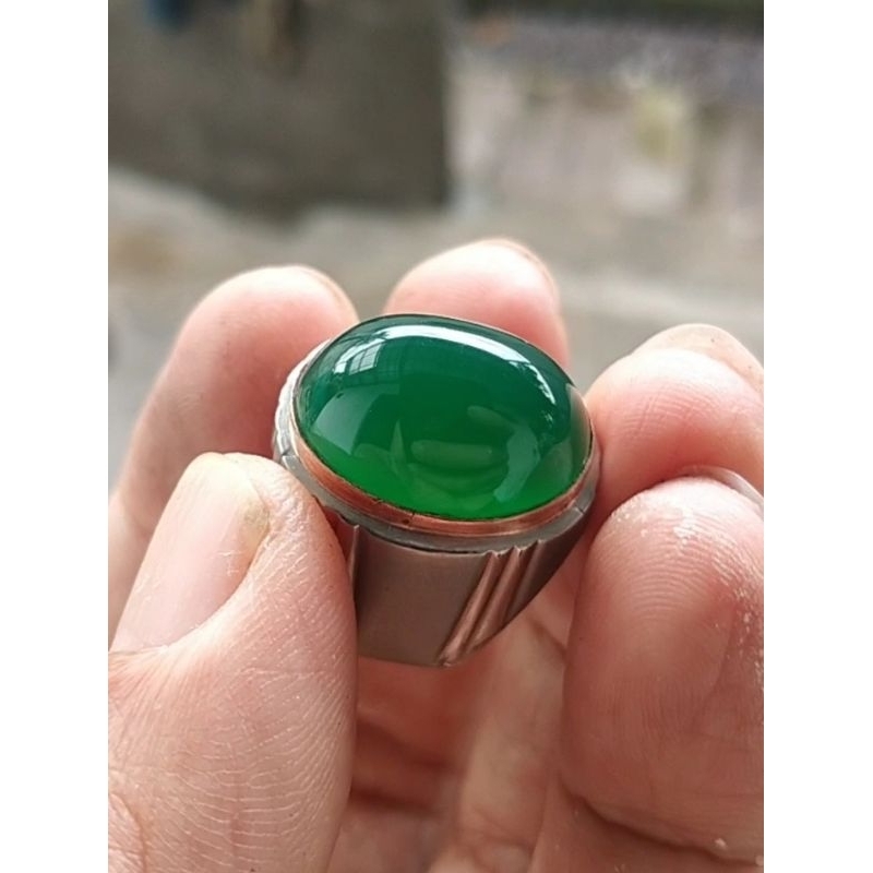 BATU CINCIN HIJAU GARUT ODIM + MEMO MRI BUKAN BACAN DOKO KALIMAYA ZAMRUD PIRUS TOPAZ SAFIR ZAMRUD