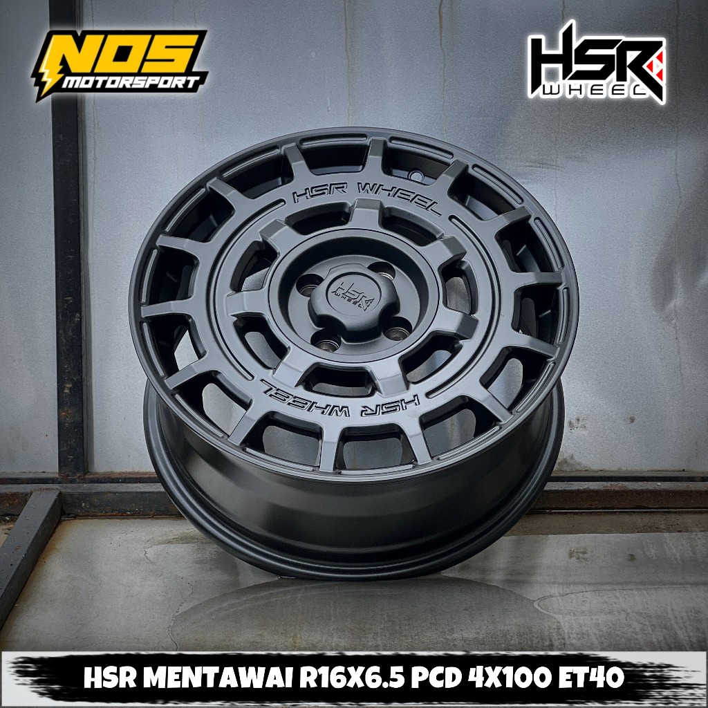 VELG RALLY LOOK R16 PCD 4X100 UNTUK JAZZ BRIO YARIS AGYA FREED DLL HSR MENTAWAI | VELG MOBIL RING 16