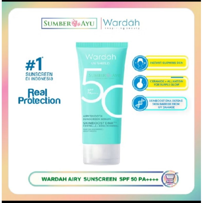 Wardah Airy Sunscreen Spf 50 Pa+++