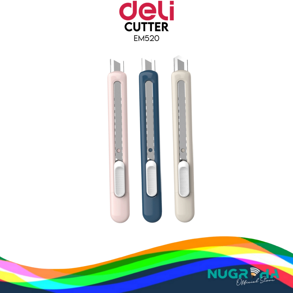 

DELI M520 CUTTER PISAU POTONG PEMOTONG TAJAM 30 DERAJAT