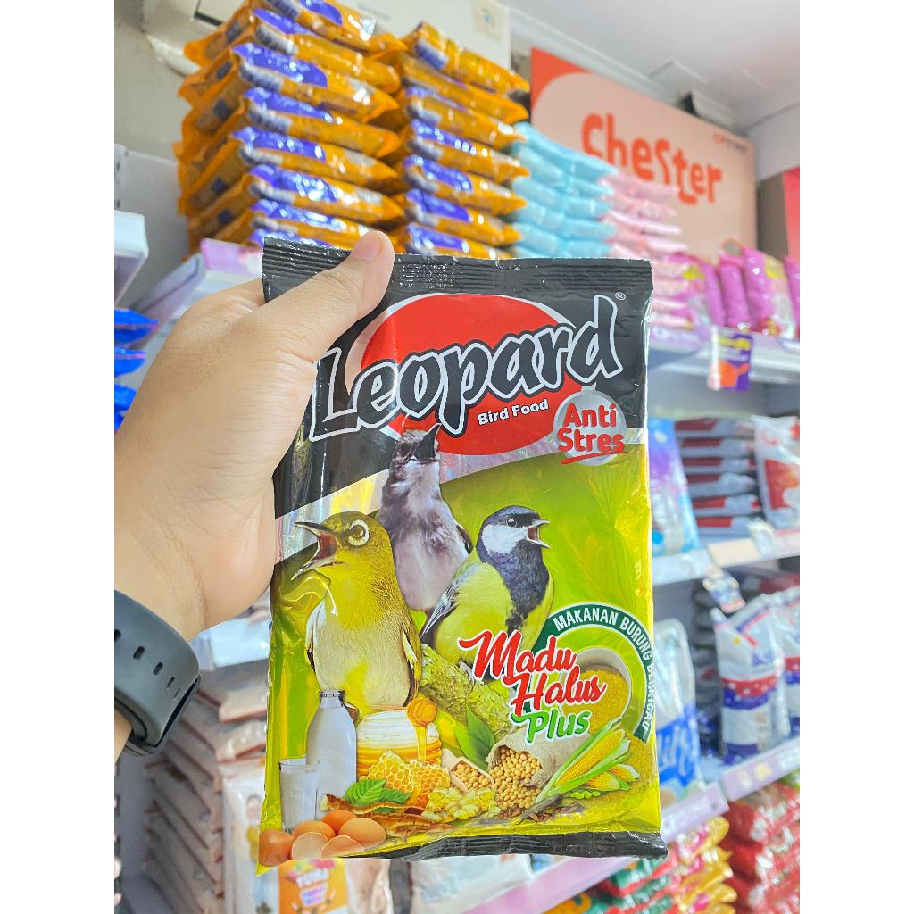 Pakan leopard kuning - pur leopard - pakan burung berkicau