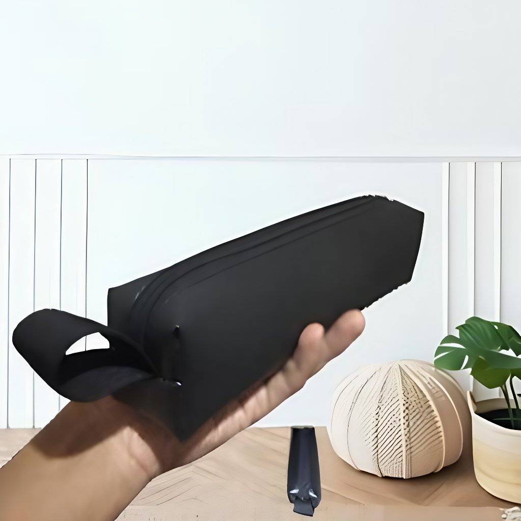 

Tas pesil Tempat pensil bahan kulit Pencil case pouch kulit sintetis free reques nama
