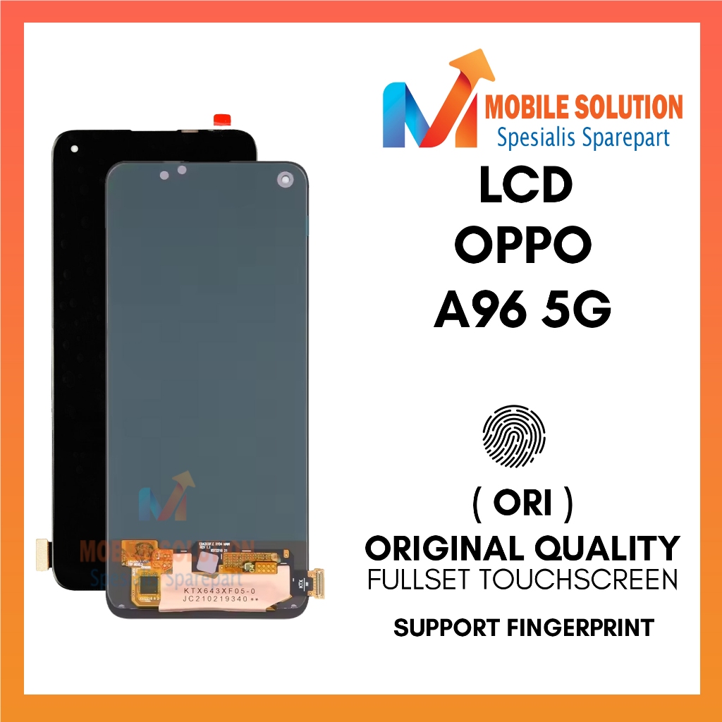 Grosir LCD Oppo A96 5G - Fingerprint FullsetTouchScreen