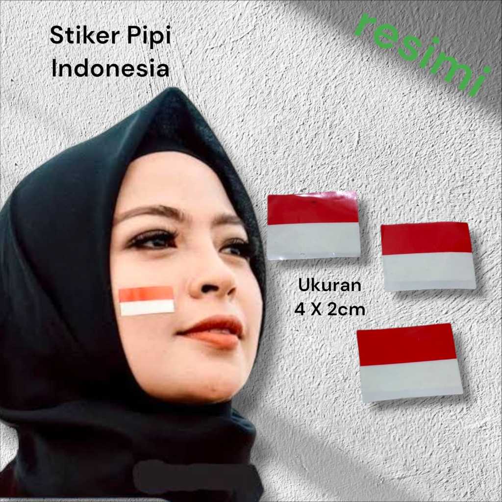 

Stiker pipi bendera indonesia Tempel Harga satuan