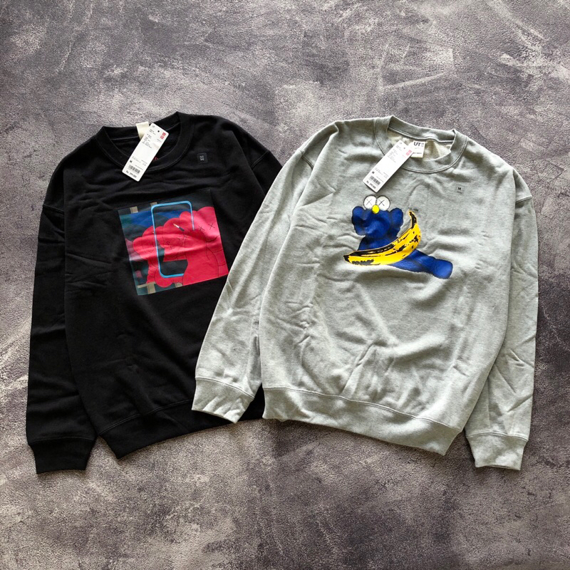 (SALE) SWEATER UNIQLO KAWS X ANDY WARHOL ORIGINAL