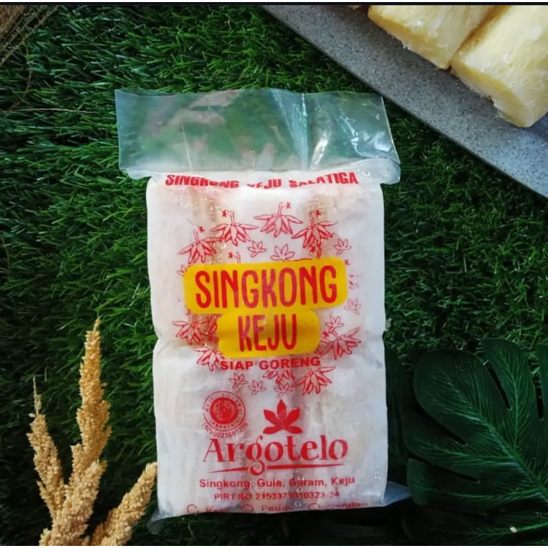 

Singkong Keju Argotelo Asli Salatiga (Siap Goreng) Frozen