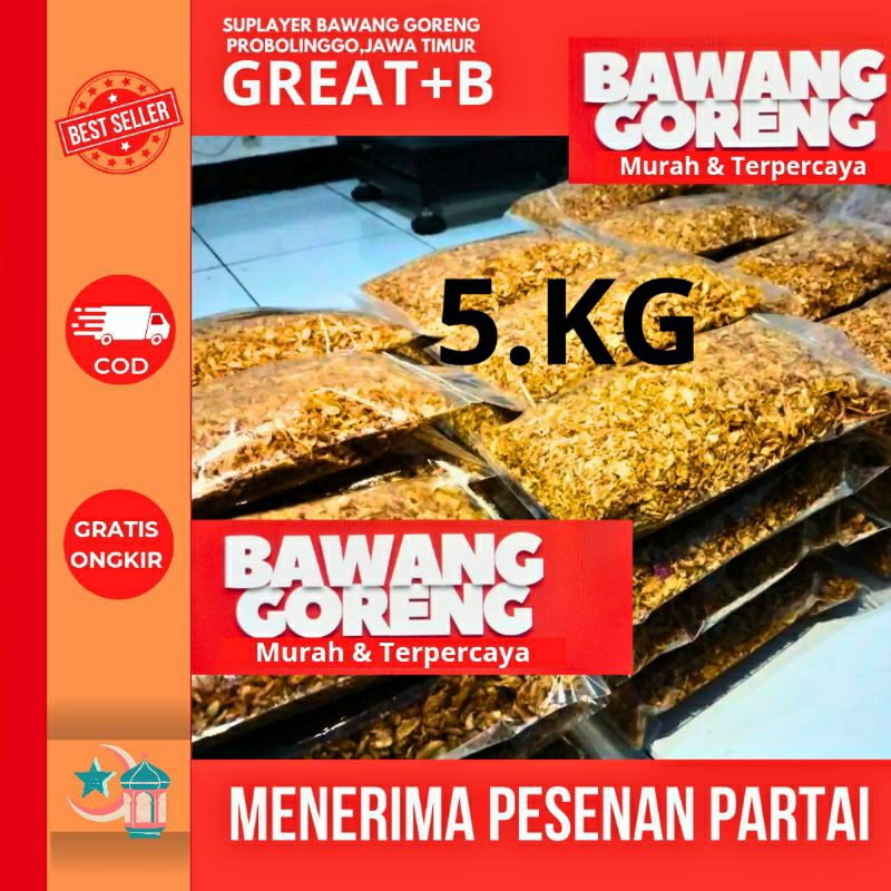 

Bawang Goreng 5kg Great+B