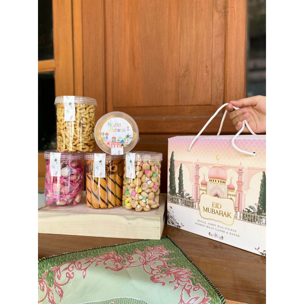 

HAMPERS LEBARAN | PARCEL IDUL FITRI | HAMPERS AESTHETIC | PARCEL KEKINIAN (ISI 3 TOPLES 800ML)