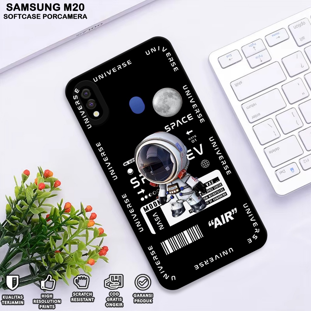 Case Hp Samsung M20 - Casing Hp Samsung M20 - Softcase Samsung M20 MOTIF ASTRONOT - Case Samsung M20