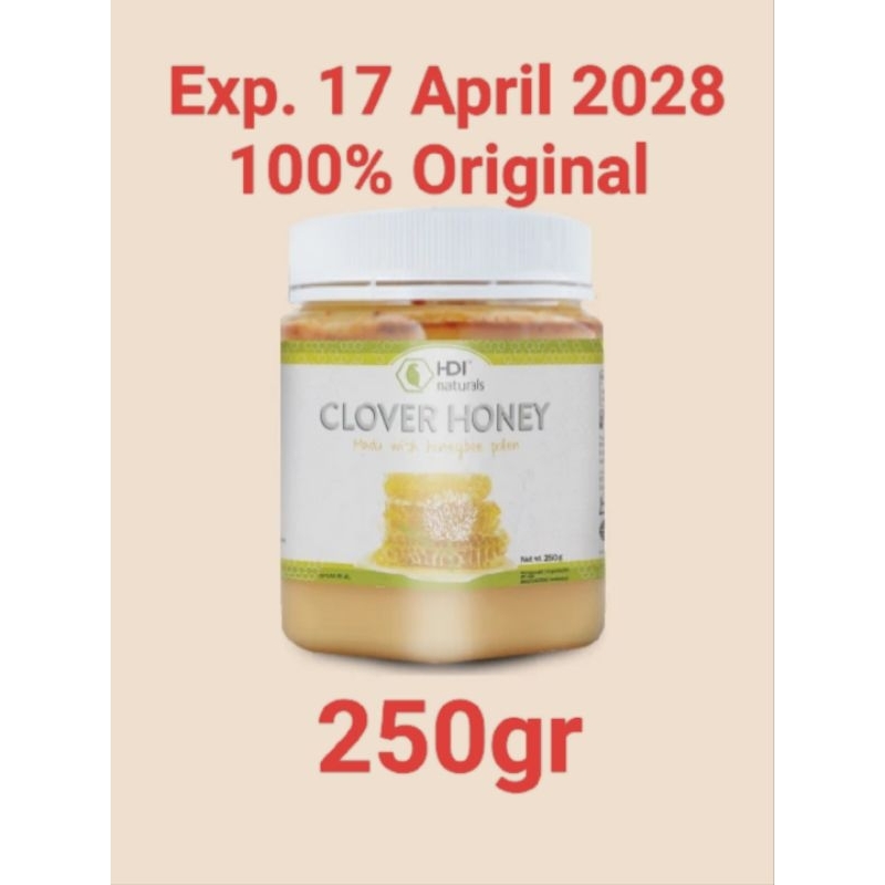 

Clover Honey 250gr 100% Original HDI Exp 17 April 2028