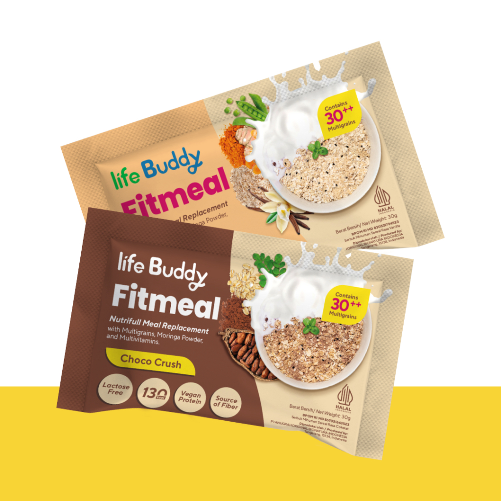 

[GIFT] Life Buddy Fitmeal Sachet (Coklat/Vanilla) - Meal Replacement Pengganti Makan