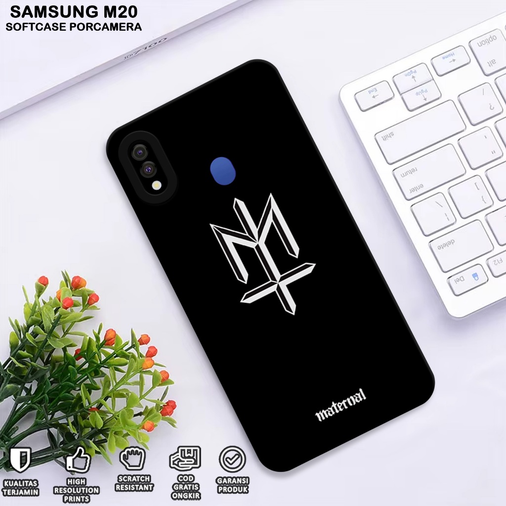 Case Hp Samsung M20 - Casing Hp Samsung M20 - Softcase Samsung M20 MOTIF BRAND - Case Samsung M20 - 
