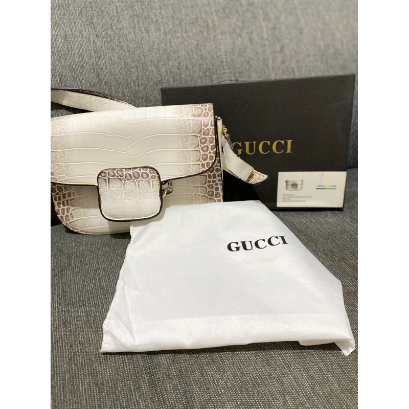 GUCII BAG WHITE - PRELOVED