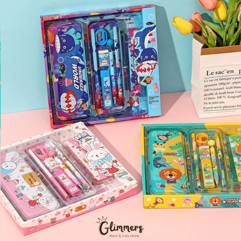 

HenJO Kotak Pensil Anak Gift Set 7in1/ Kotak Pensil Sekolah
