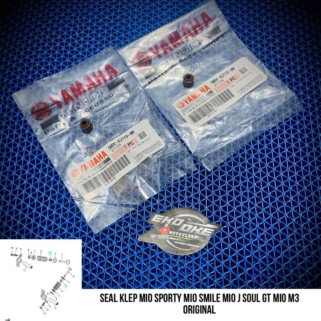 SEAL SIL KLEP 5MX MIO LAMA SMILE SPORTY SOUL NOUVO FINO KARBU ORIGINAL ORI YAMAHA YGP 5MX-E2119-00