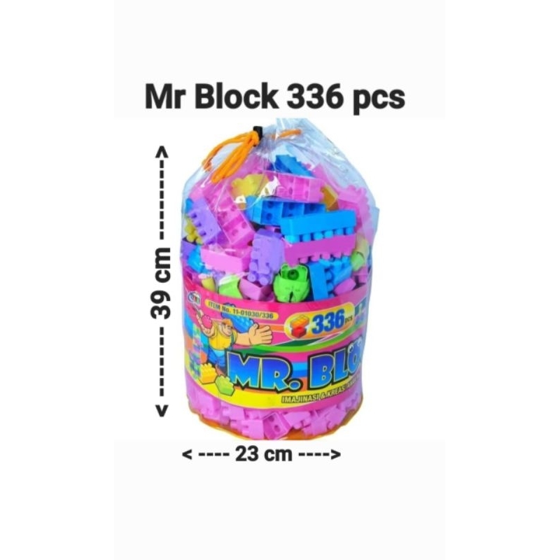 Mainan Balok Susun Edukasi Anak/Mainan Mr Blocks
