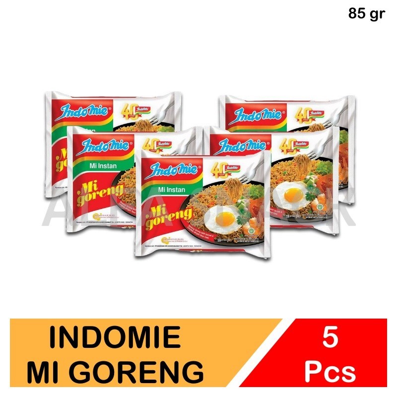 

Indomie Mi Goreng Mie Instan 5 x 85 gr