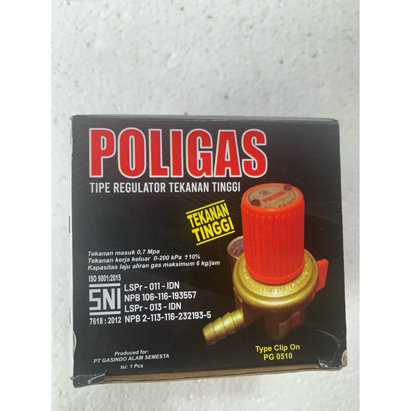 Poligas regulator tekanan tinggi
