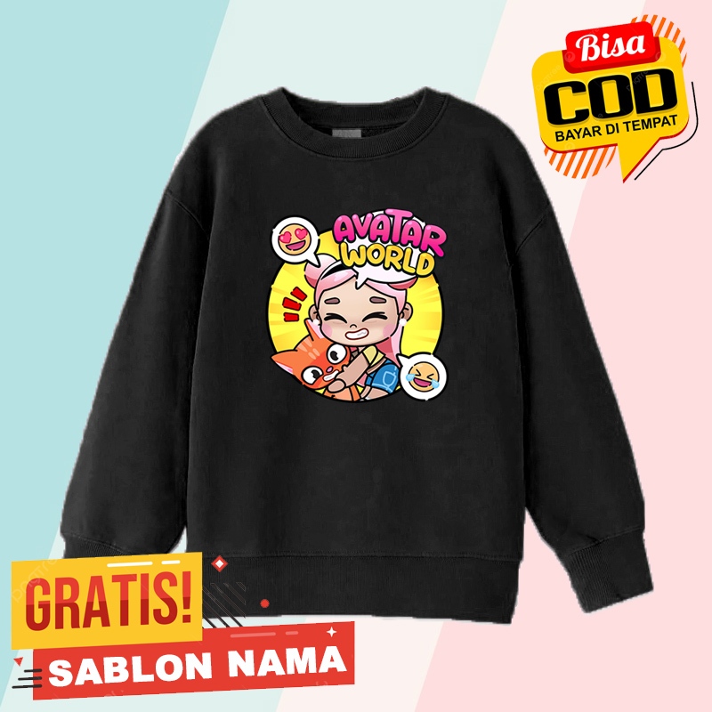 Sweater Anak Avatar World Pazu / Sweater Anak Laki Laki & Perempuan Avatar World Pazu