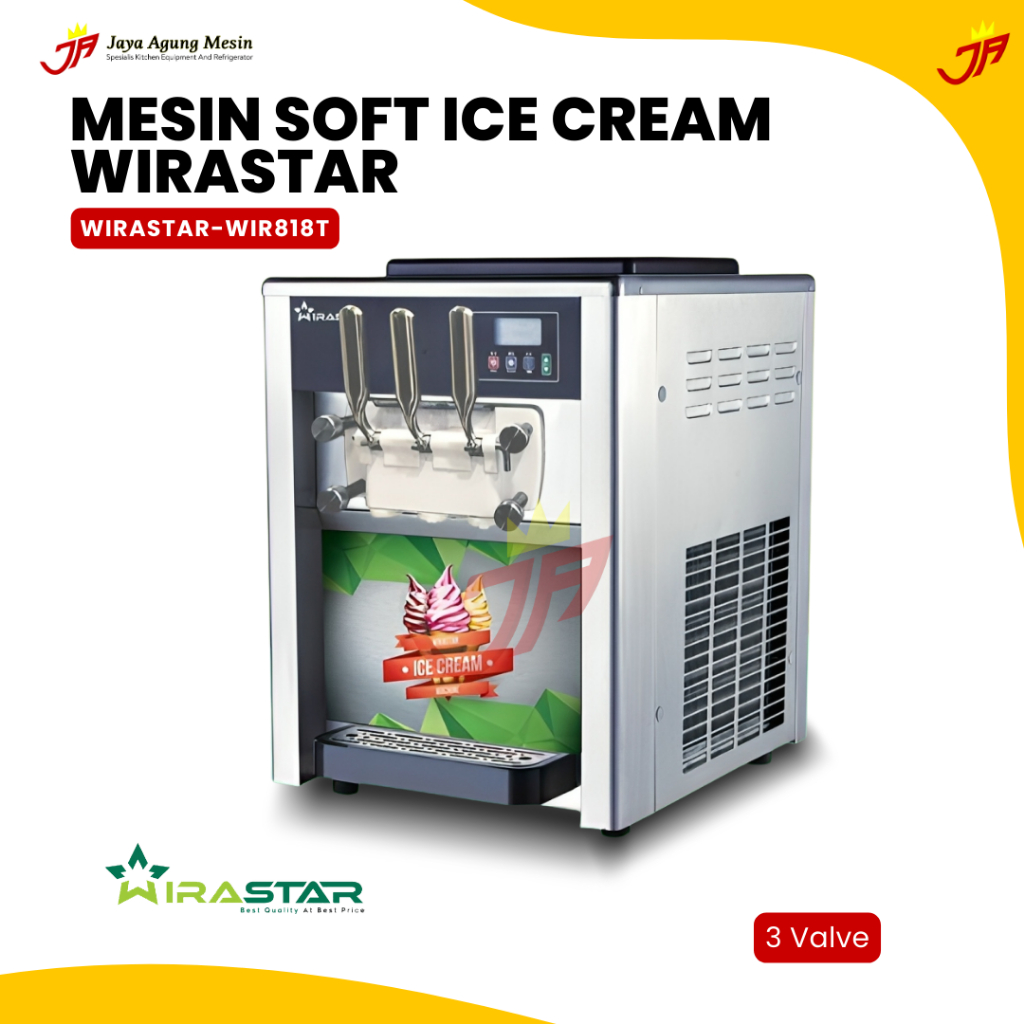 WIRASTAR Mesin Soft Ice cream Wirastar WIR818T  / 3 Valve