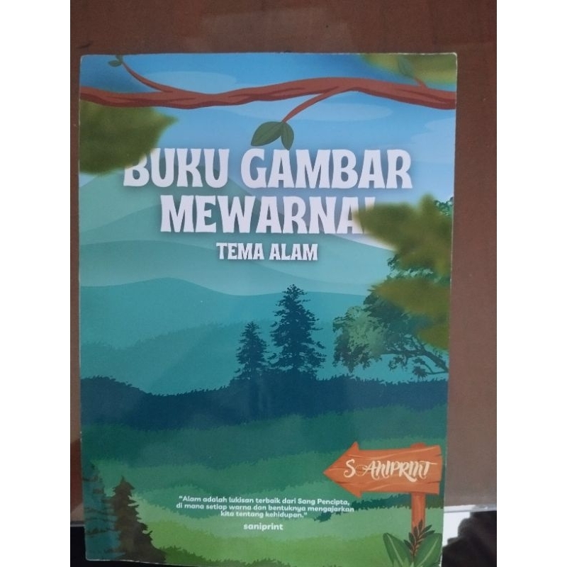 

buku gambar mewarnai tema alam