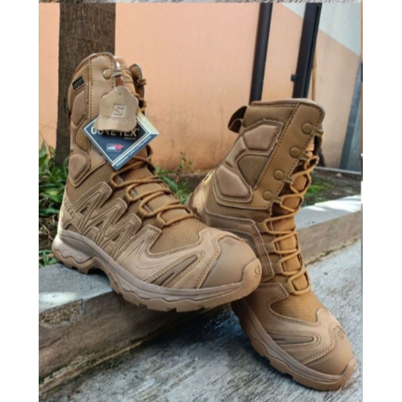 Sepatu Salomon Hitam/Sepatu PDL Salomon Forces 8 inchi China / Sepatu Tactical Salomon XA Forces
