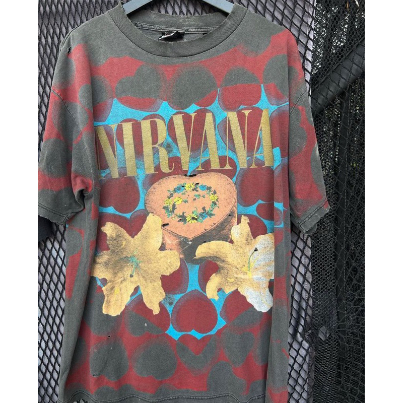 Kaos band nirvana heart box