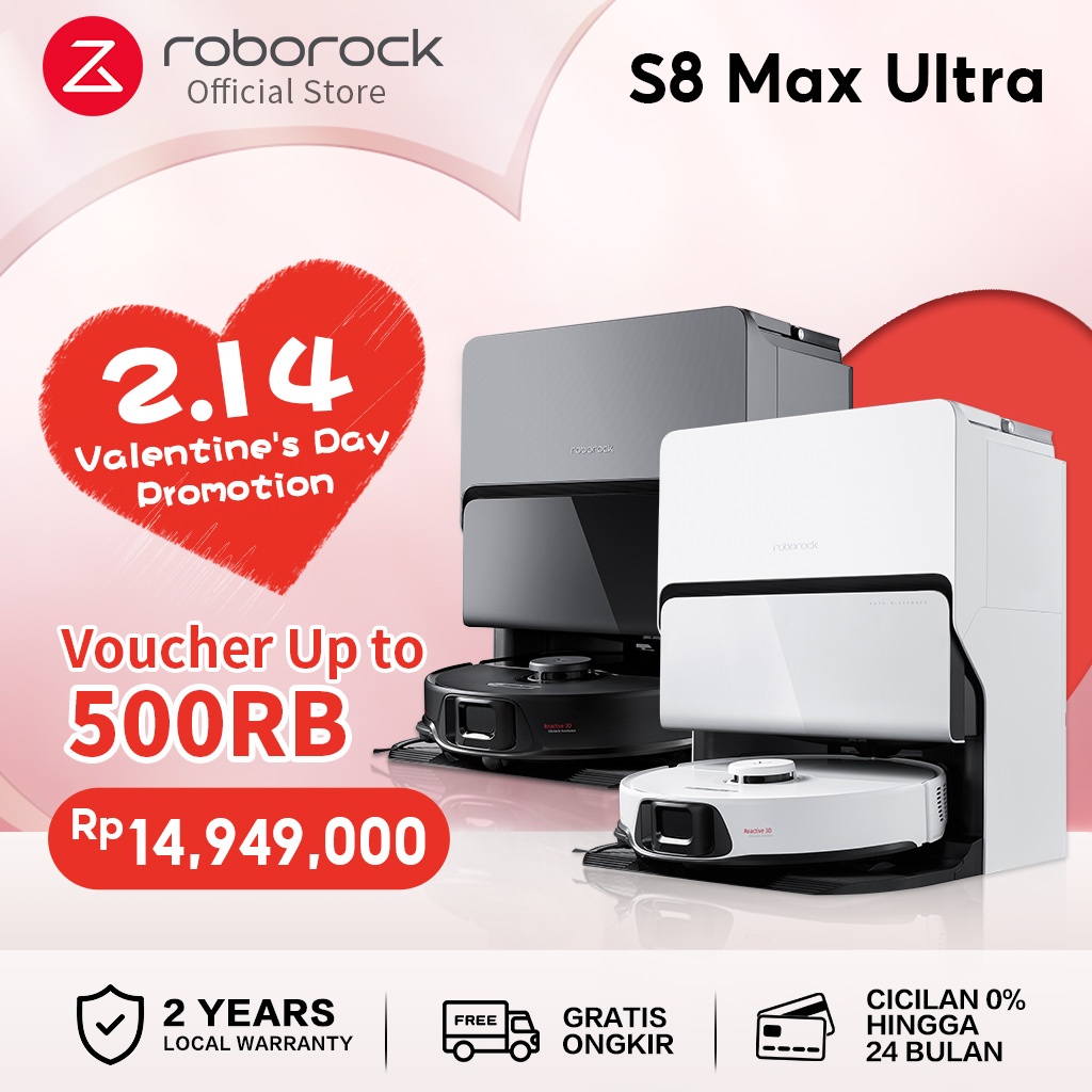 Roborock S8 Max Ultra - Robot Vacuum & Mop Canggih dengan LIDAR dan AI