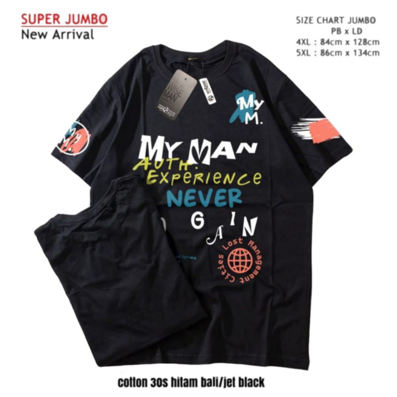 kaos jumbo pria/ kaos pria