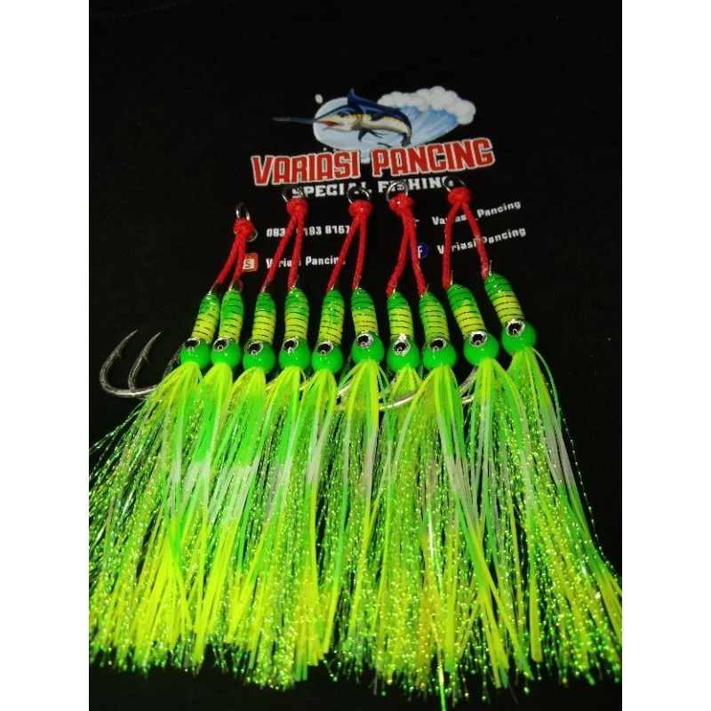 Assist Hook Iseama/Umpan Pancing Sabiki/Kotrekan/Umpan Pancing Jigging