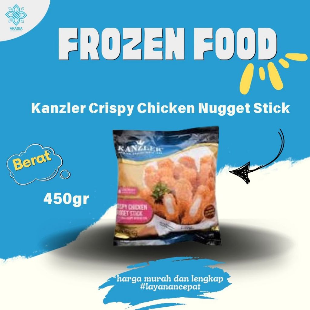 

Kanzler Crispy Chicken Nugget Stick 450gr