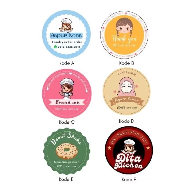 

[TANPA MINIMAL ORDER] STIKER LABEL MAKANAN / STIKER LABEL KHUSUS CUSTOM / STIKER MURAH MERIAH