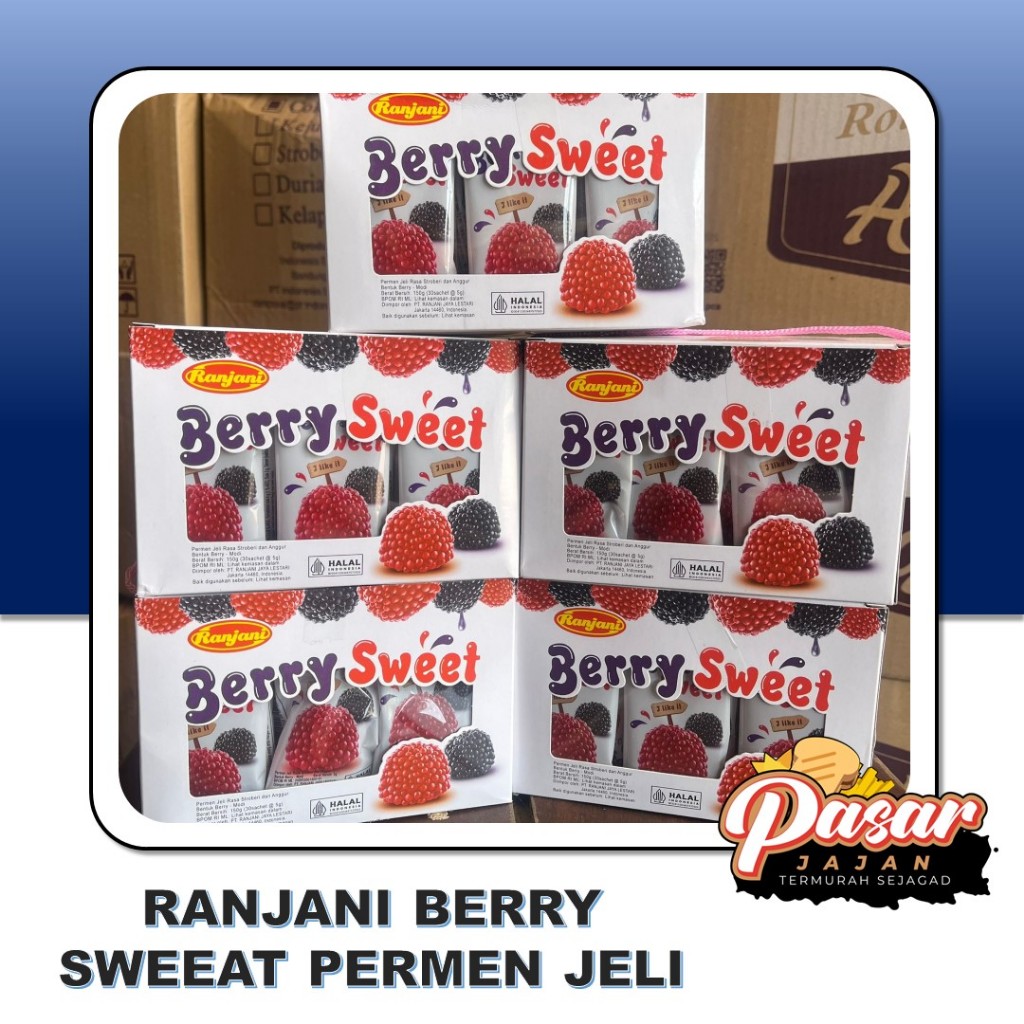 

Ranjani Berry Sweeat Permen Jeli Isi 5gr x 30pcs