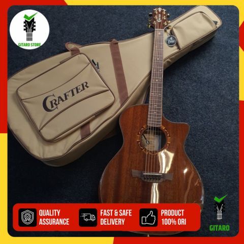 Gitar Akustik Elektrik CRAFTER VL G-15E Pro Solid Gitar Crafter VL G 15CE Pro