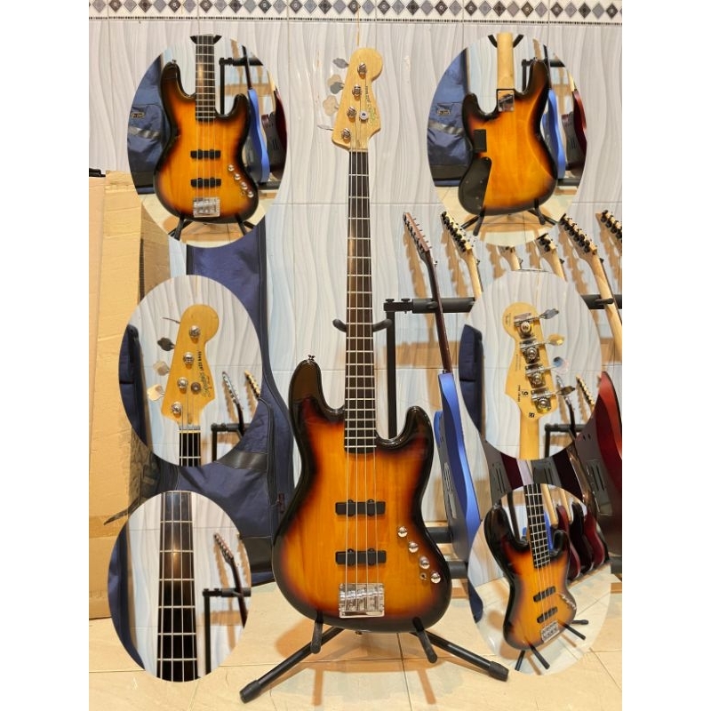 SQUIER DELUXE JAZZ BASS IV ACTIVE