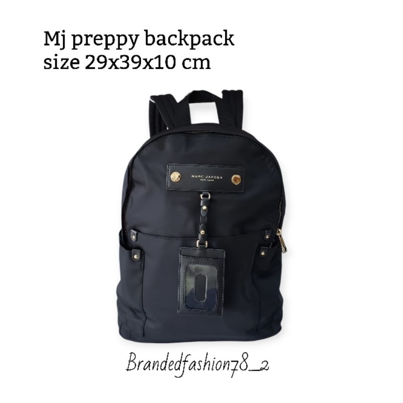 mj preppy backpack black original bag