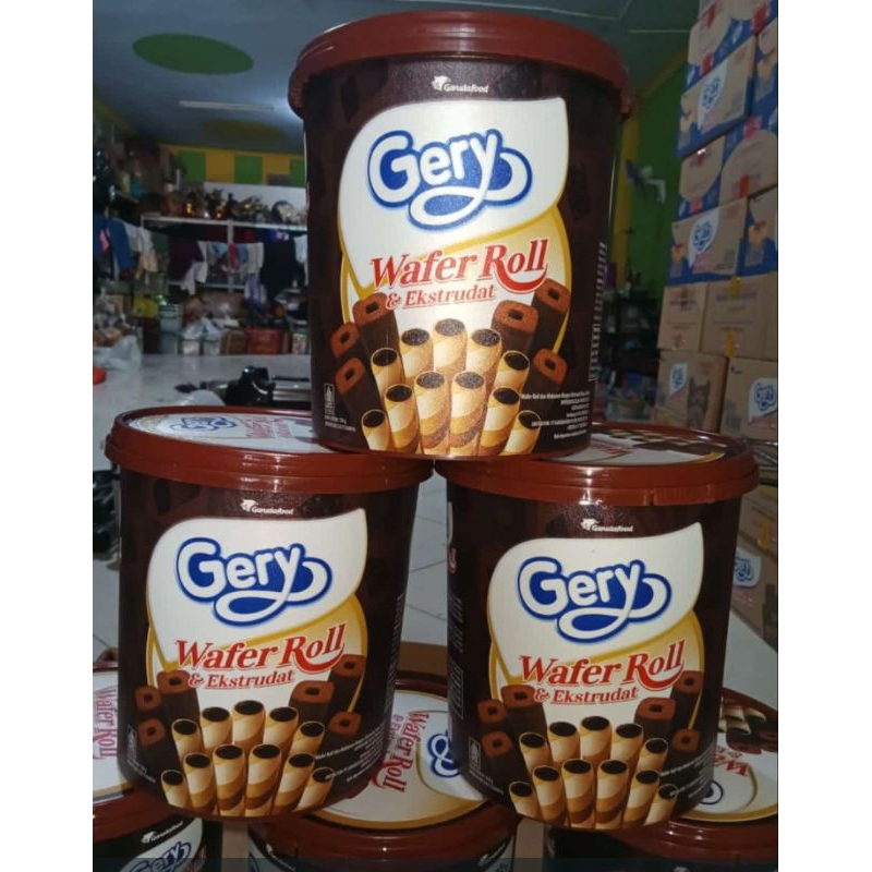 

Gery Wafer Roll & Esktrudal Choco 350gr