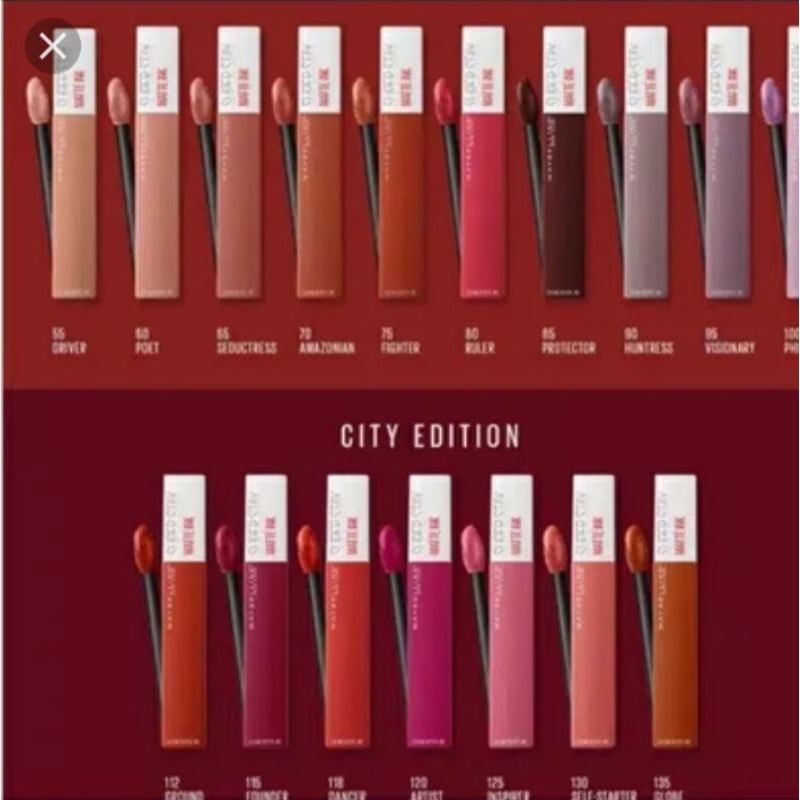 Maybelline Superstay matte lipstik