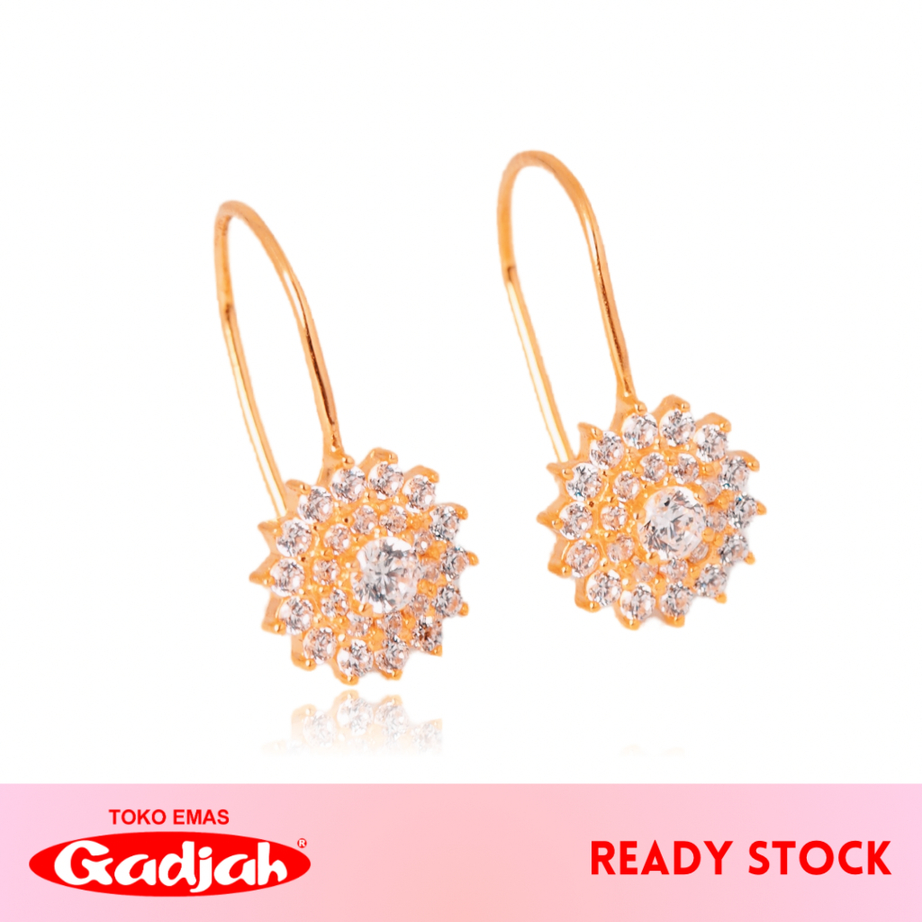 Anting Emas Kawatan Double Circle Putik - Toko Emas Gadjah