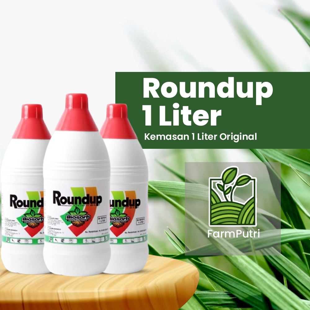 Roundup 1 Liter Herbisida Rondap Rondup Obat Pembasmi Rumput Ampuh 486 SL