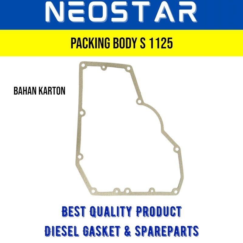 (2pcs) Packing Gear Case S 1125 Mesin Diesel Paking Gardan Diesel Type S 1125 Gasket Gear Case S 112