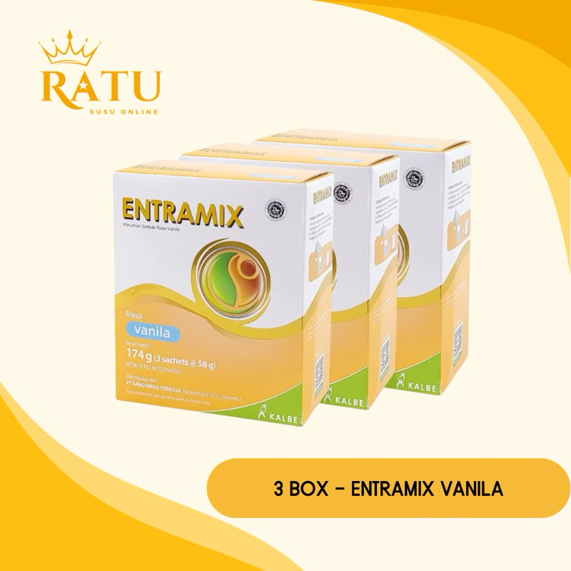 

ENTRAMIX - Nutrisi Khusus Lengkap untuk Dewasa & Lansia (3x174 g dan 555 g)