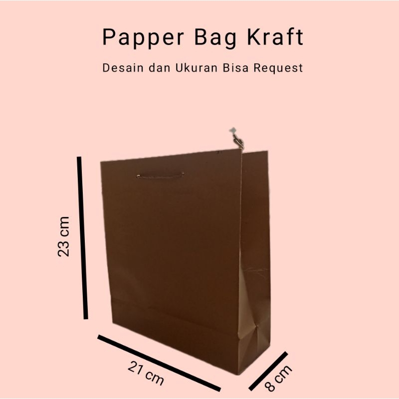 

Kraft Tas Serbaguna 23 x 21 x 8cm