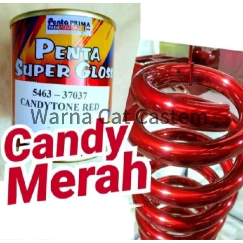 Cat Merah Candy Tone RED Penta Super Gloss 5463-37037 Candy Merah