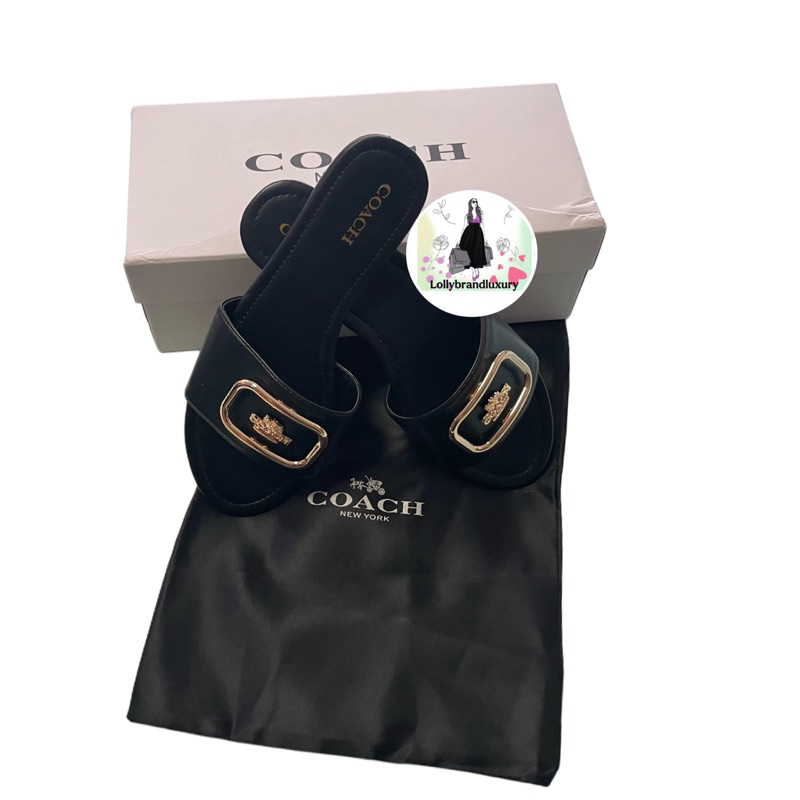 Sandal Flat COACH ORIGINAL black