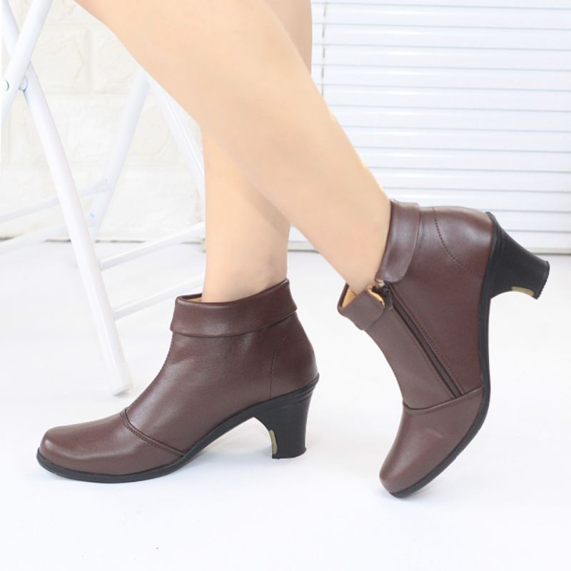 Csx Sepatu Boots Wanita Sintetis Korean Style