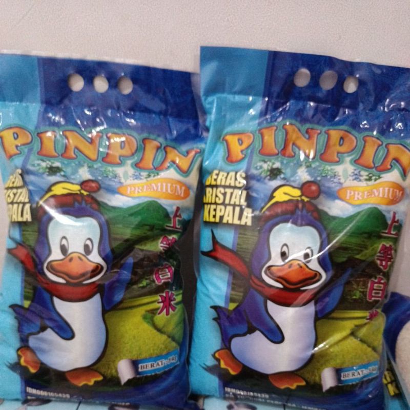 

Beras kristal kepala pinpin premium 5kg x 2 (isi 2pcs)