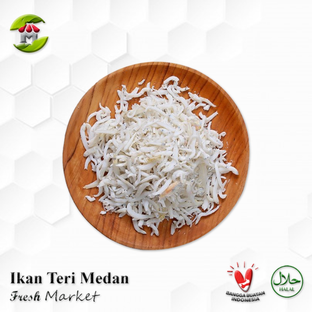 

[DEPOK] Ikan Asin Teri Medan Pack 200gr
