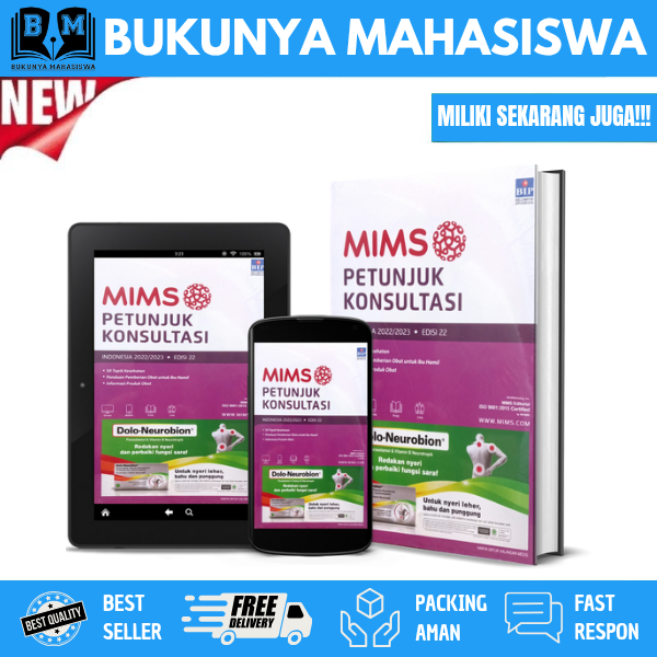 MIMS PETUNJUK KONSULTASI INDONESIA 2022/2023 BUKU FARMASI DASAR FARMAKOPE INDONESIA EDISI 3 FORMULAR